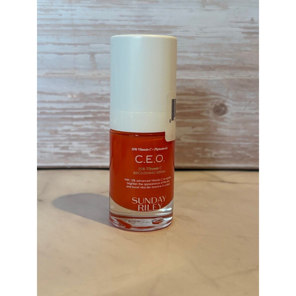 Sunday Riley C.E.O. 15% vitamin C Brightening Serum .5 oz Travel Size